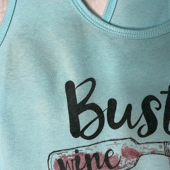 Fitness Tee Co Busta Wine 🍷 Racerback Workout Tank - LG 🌟2/$20 - Picture 9 of 10